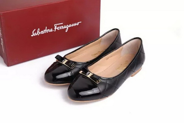 Ferragamo Shallow mouth flat shoes Women--025